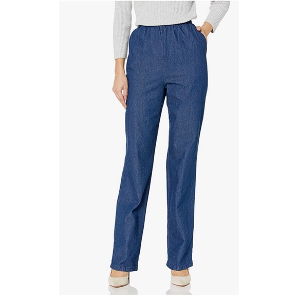 chic Pants - Chic Classic Collection Cotton Pull-on Pant